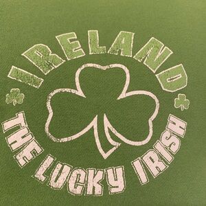 Ireland "The Lucky Irish" Shamrock Sweatshirt